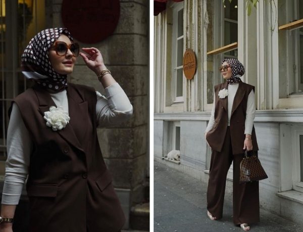 Zayıf Gösteren Kıyafet Modelleri Tesettür