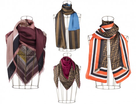 Fendi 2014 Eşarp Modelleri