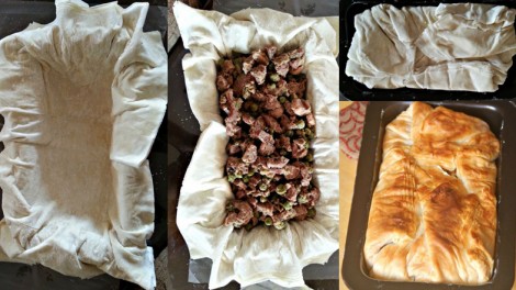 Etli ve Bezelyeli Çıtır Börek Tarifi