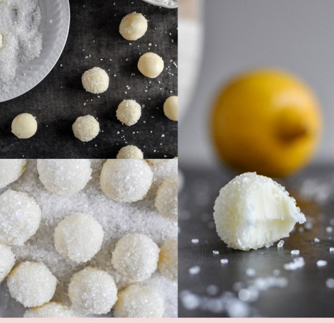 Limonlu ve Beyaz Çikolatalı Truffle Tarifi