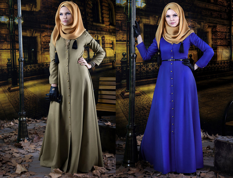 Tesettür Giyim ve Abiye Elbise Modelleri 2014 Müslima Wear