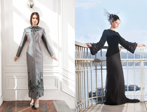 Bukra Couture 2014 Tesettür Abiye Elbise Modelleri