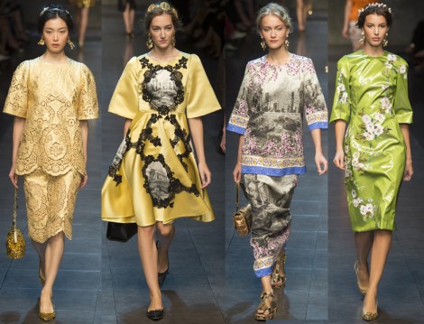 Dolce Gabbana 2014 İlkbahar-Yaz Koleksiyonu