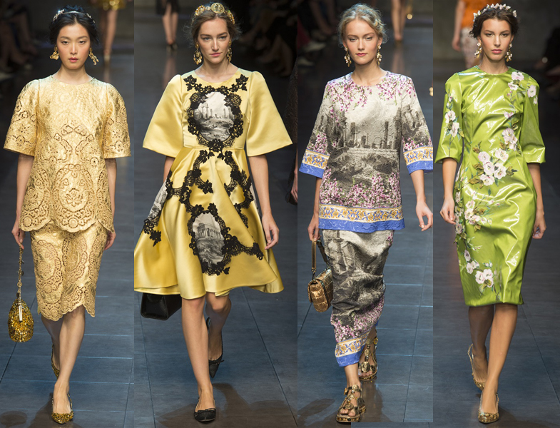 Dolce Gabbana 2014 İlkbahar-Yaz Koleksiyonu