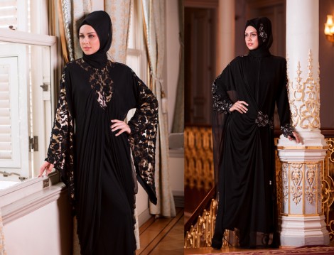 Tesettür Abaya ve Ferace Modelleri 2014 Begüm Collection