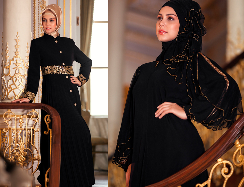 Tesettür Abaya ve Ferace Modelleri 2014 Begüm Collection