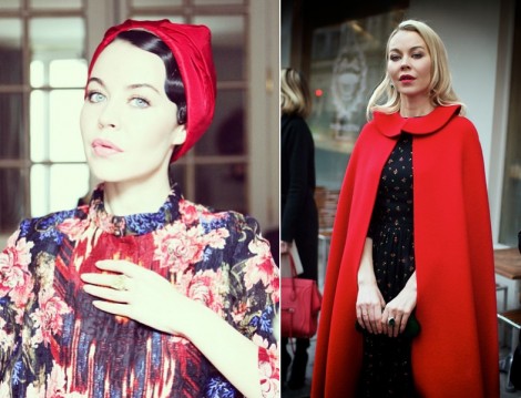 Ulyana Sergeenko'nun Nostaljik Stili