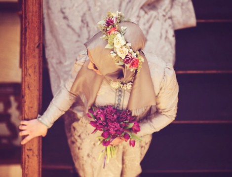 Tesettür Nişan Başı Modeli 2014