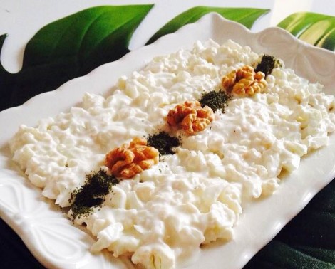 Çay Saatleriniz için Yalancı Ceviz Salatası