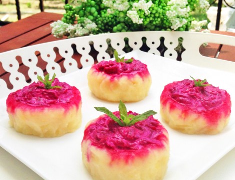 Patates Çanağında Pancar Salatası Tarifi