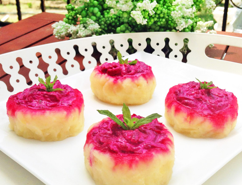 Patates Çanağında Pancar Salatası Tarifi