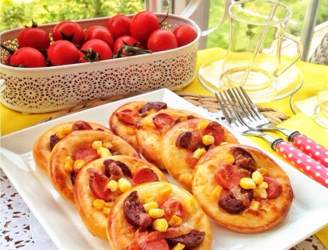 Porsiyonluk Mini Pizza Tarifi