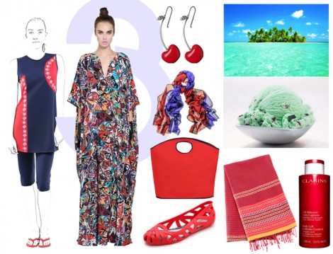 Tesettür Mayo ve Tatil Kombini 2014