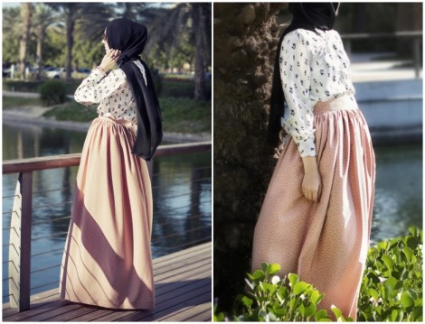 Annah Hariri 2015 Büzgülü Etek Modeli