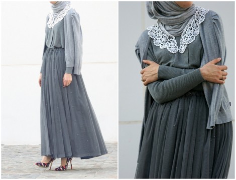 Annah Hariri 2015 Uzun Elbise Modeli