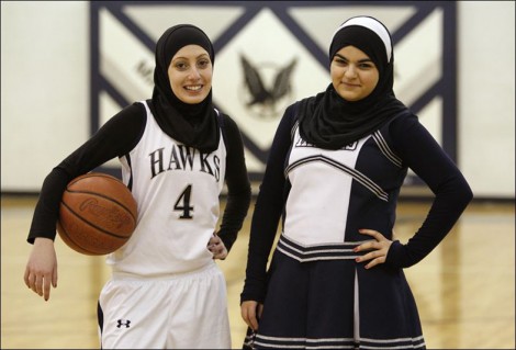 Başörtülü-Basketbolcular