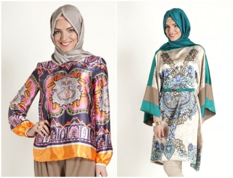 Floral Desenli Bluzlar