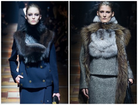 Lanvin 2014-2015 Sonbahar Kış Kürk Modelleri