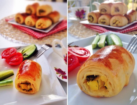 Patatesli Rulo Poğaça Tarifi