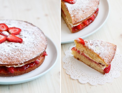 Tatlı Tarifleri Victorian Sponge Cake