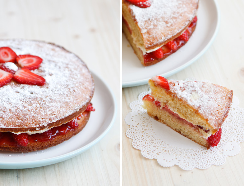Tatlı Tarifleri Victorian Sponge Cake