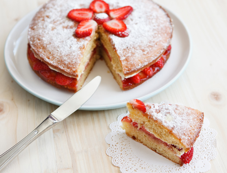 Tatlı Tarifleri Victorian Sponge Cake