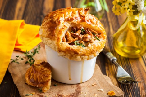 Çanakta Mantarlı Puf