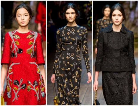 Dolce Gabbana 2014 2015 Sonbahar Kış Koleksiyonu 