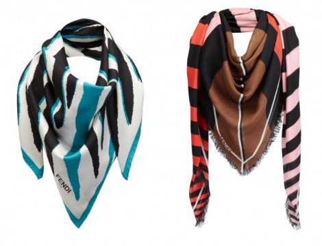 Fendi 2014-2015 Sonbahar Kış Eşarp Modelleri