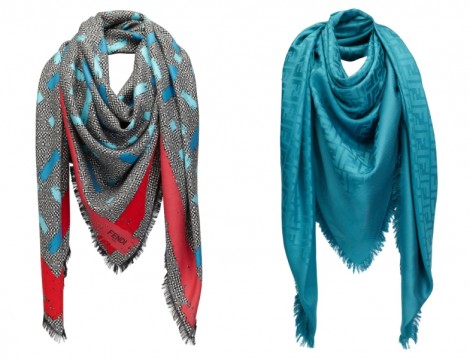 Fendi 2014-2015 Sonbahar Kış Eşarp Modelleri 