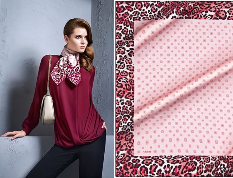 Leopar Desen Eşarp Modeli