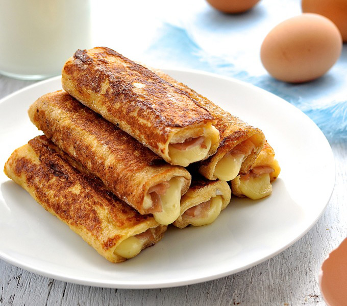 Peynirli Tost Ekmek Rulo Tarifi