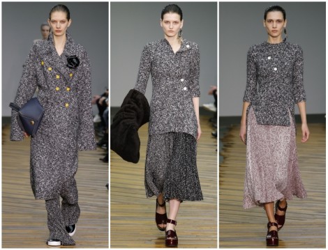 Celine 2014-2015 Sonbahar Kış Gri Renk Giyim Modelleri