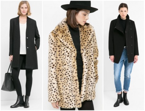 Mango 2015 Kürk Kaban Modelleri