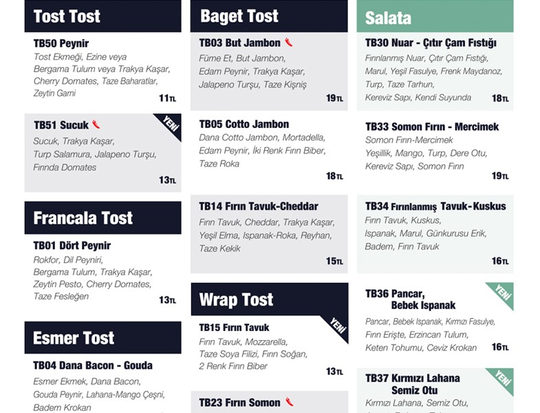 Tost Bildiklerim Teşvikiye