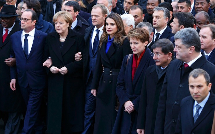 Dünya Liderlerinin Protesto Yürüyüşü