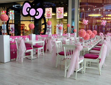 Şeker Pembesi Bir Dünya: Hello Kitty World Cafe & Restaurant