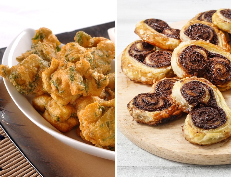 Sebze Pakora ve Palmier Kurabiye Tarifi