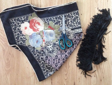 Vintage Kısa Kimono