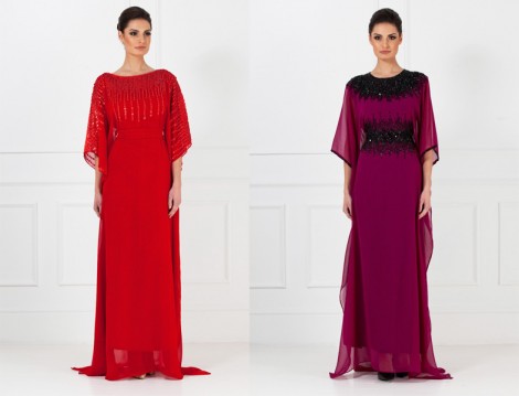2015 Tesettür Kına Gecesi Elbise ve Kaftan Modelleri