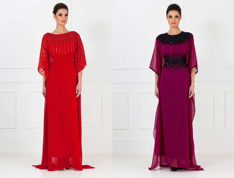 2015 Tesettür Kına Gecesi Elbise ve Kaftan Modelleri