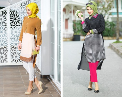 Puane 2015 Tesettür Tunik Modelleri