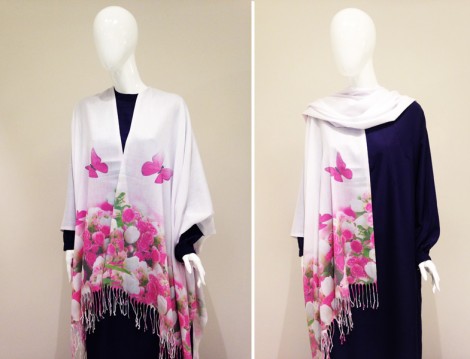 Püsküllü Şallarla En Kolay Kimono Yapımı