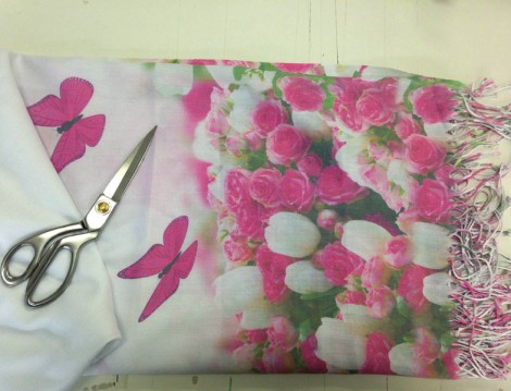 Püsküllü Şallarla En Kolay Kimono Yapımı
