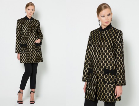 Roman 2015 İlkbahar Brokar Ceket Modeli