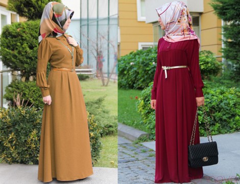 Tesettür Kontes Panço Modelleri