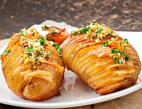 Popüler Lezzet Tereyağlı Yaprak Patates