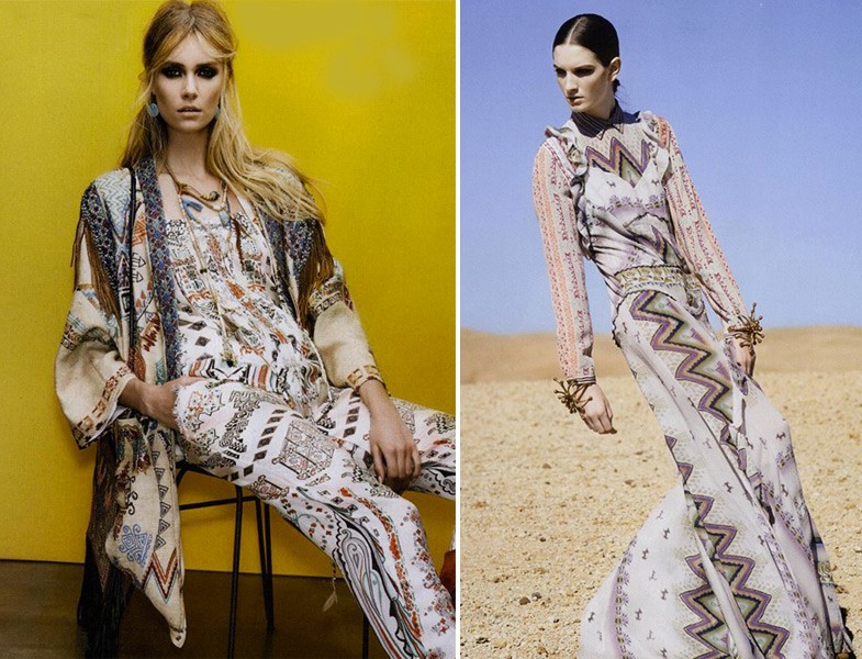 Etro Modelleriyle Bohem Tarzı Kombinler