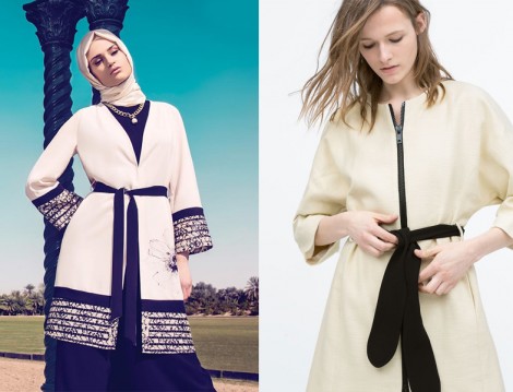 Tesettür 2015 Kuşaklı Kap Modeli