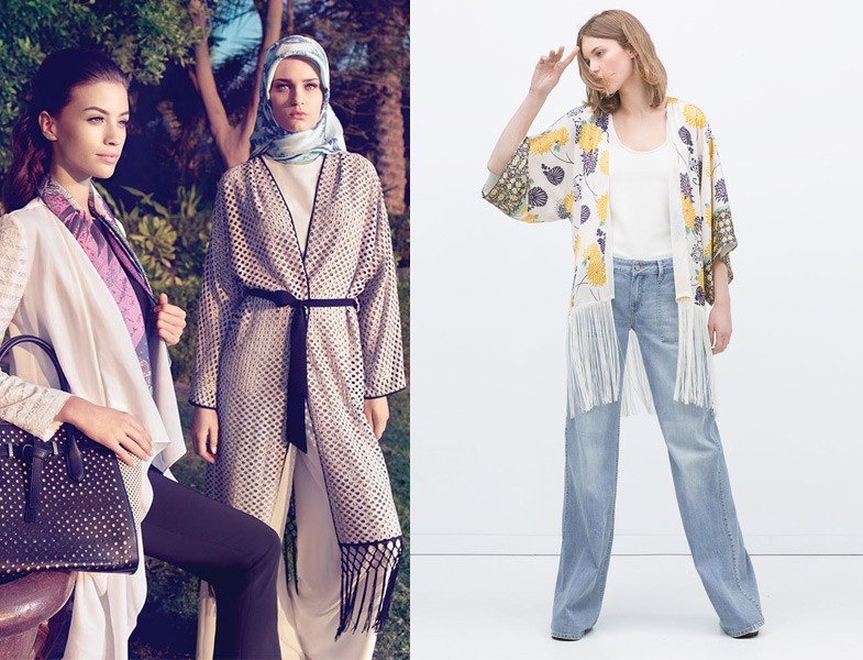 Tesettür Giyim Kimono Modelleri